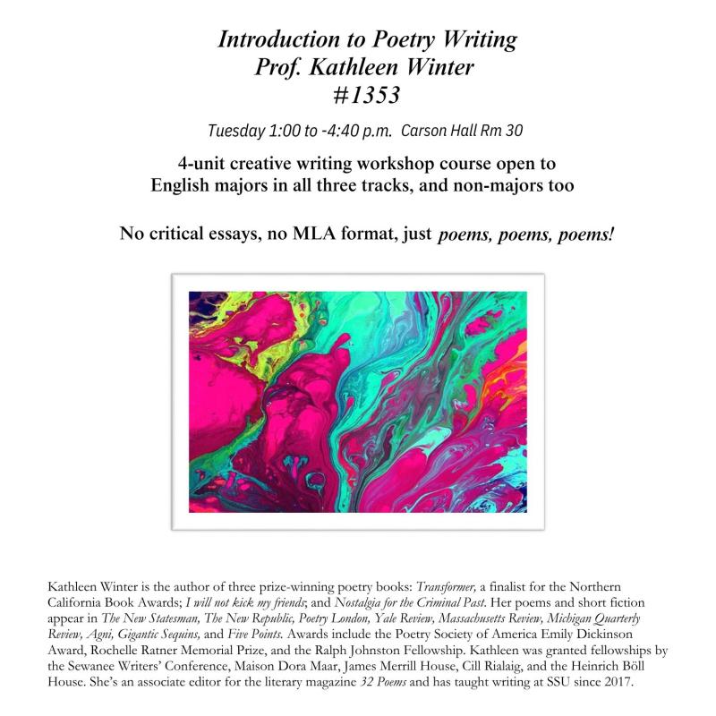 ENGL318 Flyer
