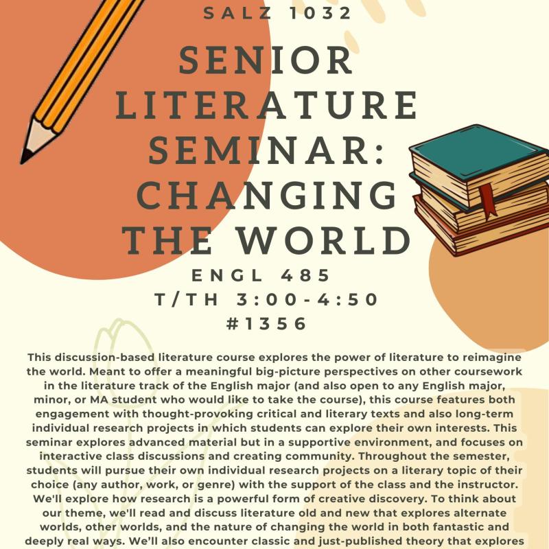 ENGL485 Flyer