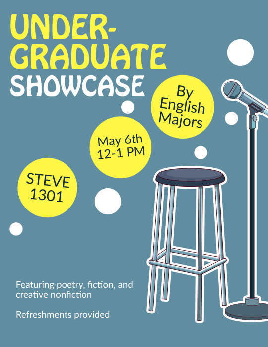 Undergrad Showcase Flyer